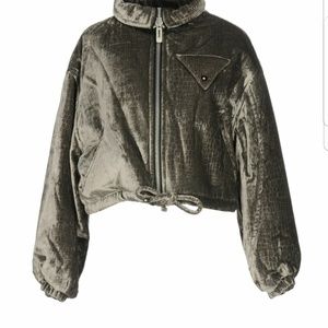 New Opening Ceremony Snakeskin Print Bomber Jacket